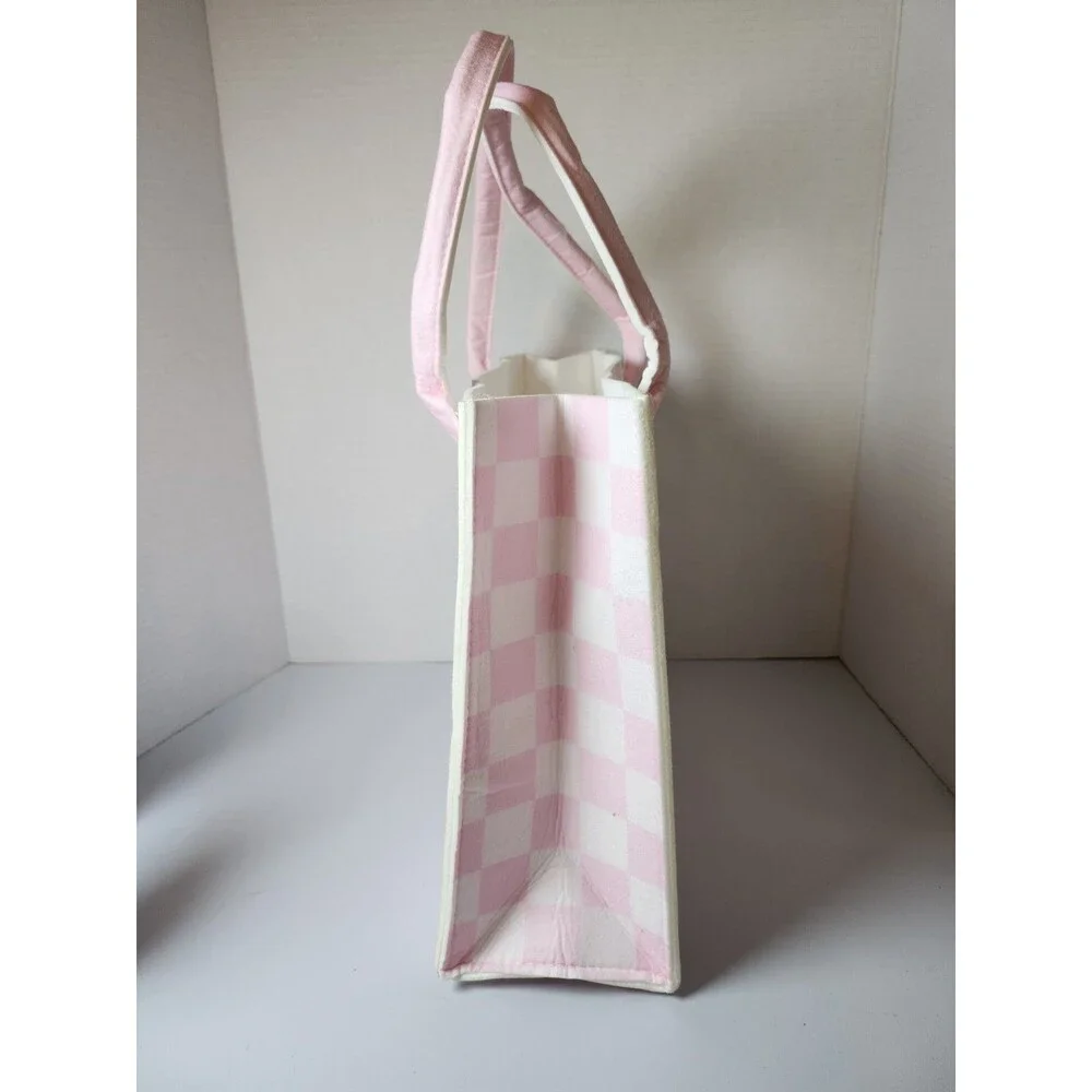 Sanrio My Melody Pink Checked Foldable Tote